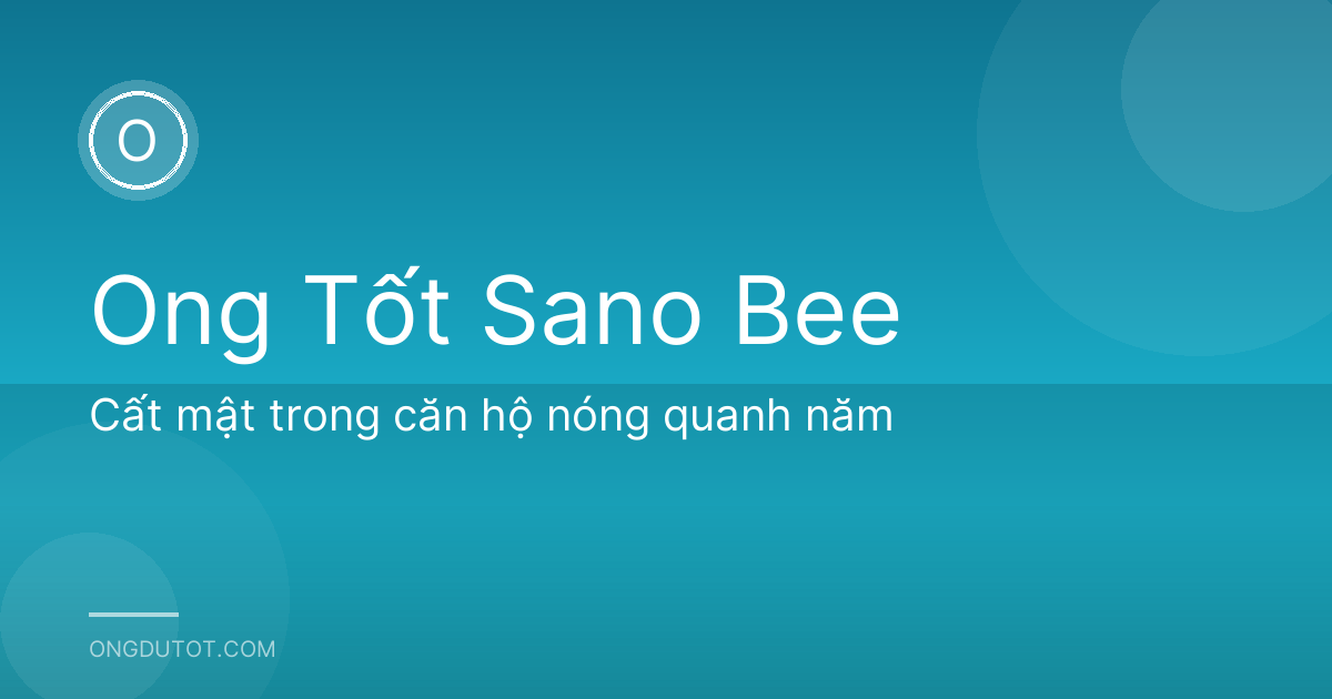 Cất mật trong căn hộ nóng quanh năm