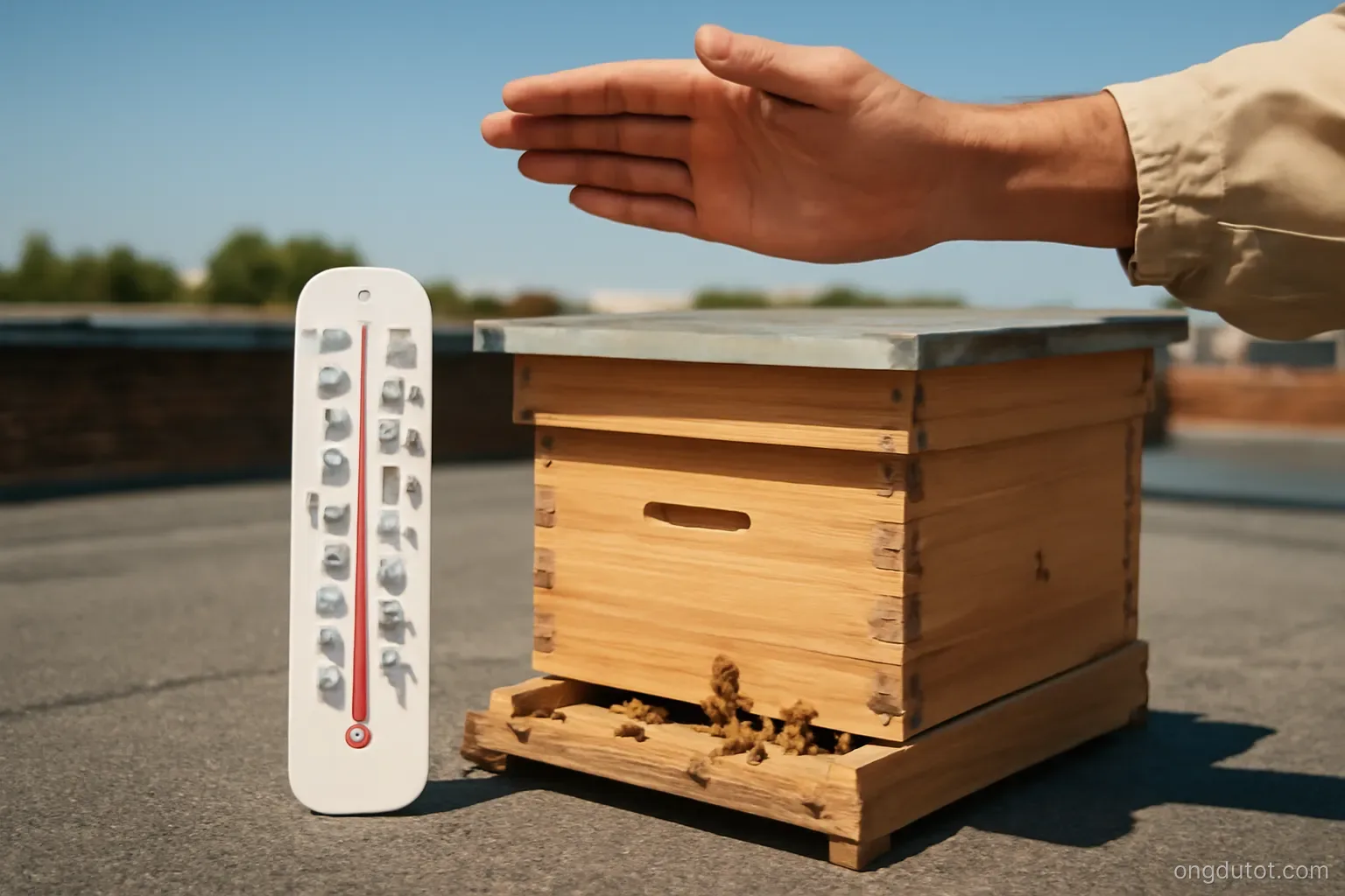 Ong dú bỏ tổ vì nhiệt độ sân thượng: nhận diện dấu hiệu và cách cứu đàn